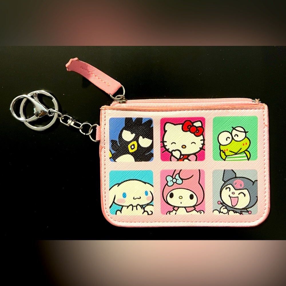 Sanrio Batz Maru Hello Kitty Cinnamoroll Kuromi Kerropi My Melody Wallet Bag Key
